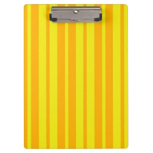 Yellow Stylish Stripes Pattern Design  Clipboard