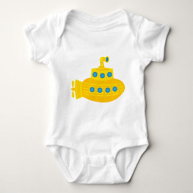 Yellow Submarine Baby Bodysuit (Front)