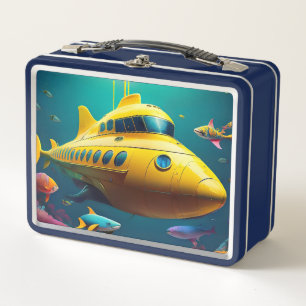 Yellow Submarine Metal Lunch Box