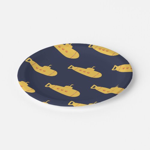 Yellow Submarine Paper Plates