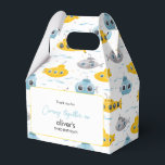 Yellow Submarine Pattern Kids Birthday Party Favor Boxes<br><div class="desc">Come together to celebrate your little boy or girls birthday with this adorable,  nostalgic,  yellow submarine birthday theme favor box!</div>