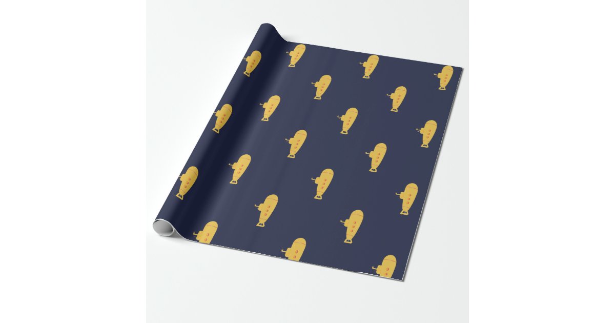 Yellow Submarine Wrapping Paper Zazzle
