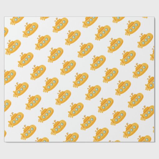 Yellow Submarine Wrapping Paper Zazzle
