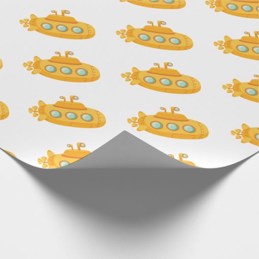 Yellow Submarine Wrapping Paper Zazzle