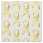 Yellow Suicide Prevention Ribbon Fabric