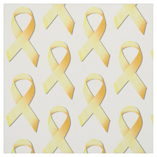 Yellow Suicide Prevention Ribbon Fabric Zazzle