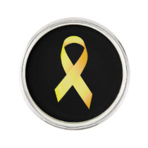 Yellow Suicide Prevention Ribbon Pin