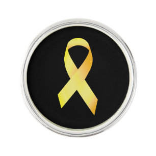 Yellow Suicide Prevention Ribbon Pin