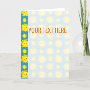 Yellow Sun Face Pattern Announcement