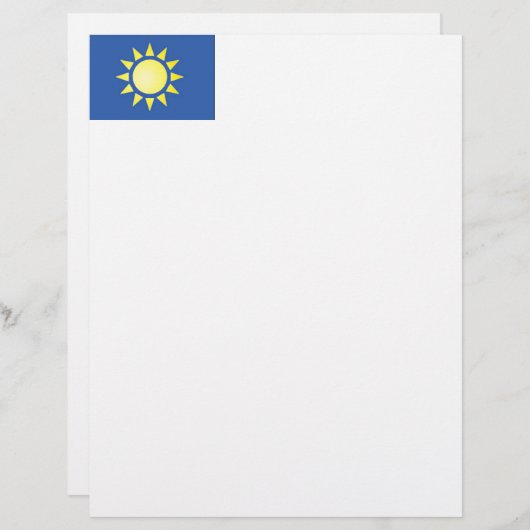 Yellow Sun Letterhead (Front/Back)