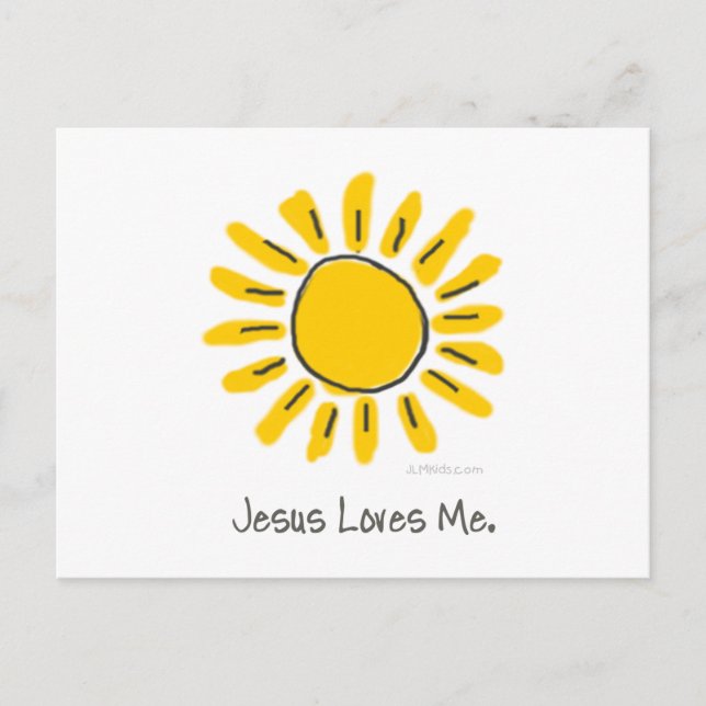 Yellow Sun Postcard (Front)