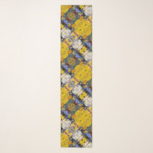 Yellow Sun Striped Geometric