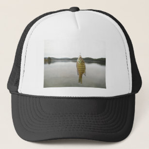 I'm Not Happy Unless I'm Perch Fishing Funny Hat