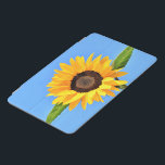 Yellow Sunflower Against Sun on Blue Sky - Summer  iPad Mini Cover<br><div class="desc">Yellow Sunflower Against Sun on Blue Sky - Summer Day - Photo Flower Nature - You can also personalize - Choose / Add Your Unique Photo - Image / Text - Name / Color / Font / Size / more - Make Your Special Gift - Resize and move or remove...</div>
