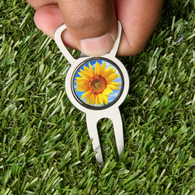 Yellow Sunflower and Bees Divot Tool (Insitu 1)
