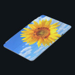 Yellow Sunflower and Bees on Blue Sky - Summer Day iPad Mini Cover<br><div class="desc">Yellow Sunflower and Bees on Blue Sky - Summer Day - Photo Flower Nature - You can also personalize - Choose / Add Your Unique Photo - Image / Text - Name / Color / Font / Size / more - Make Your Special Gift - Resize and move or remove...</div>