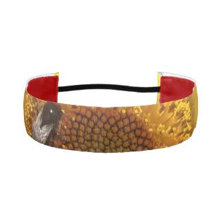 Yellow Sunflower Athletic Headband