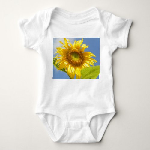 YELLOW SUNFLOWER BABY BODYSUIT