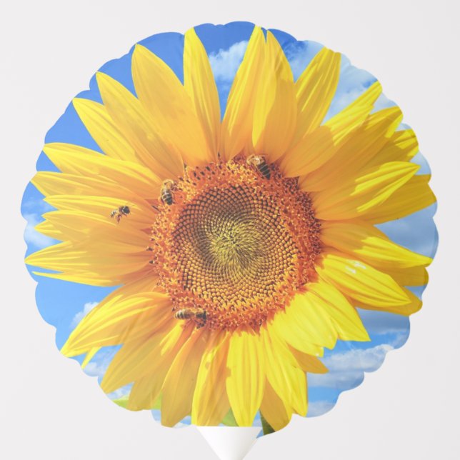 Yellow Sunflower Balloon (Front)