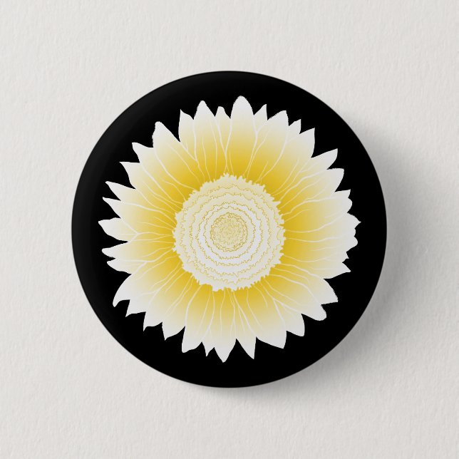 yellow sunflower button (Front)