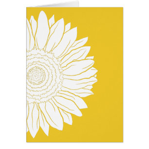 yellow sunflower cards