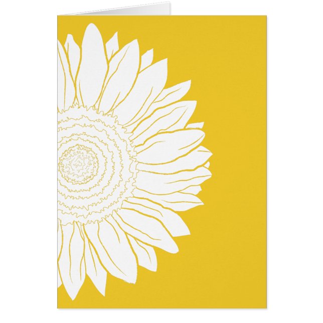 yellow sunflower cards (Front)