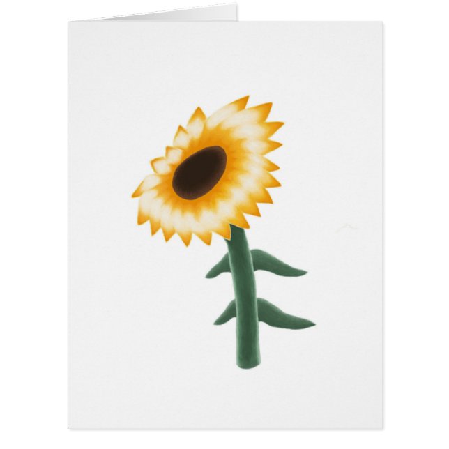Yellow Sunflower  Cards (Front)