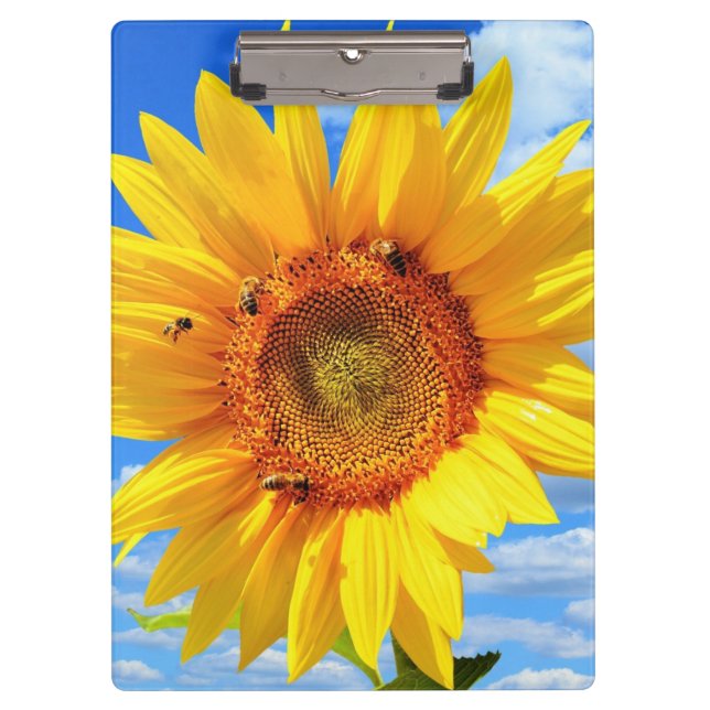 Yellow Sunflower Clipboard (Front)