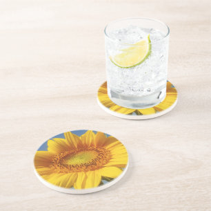 Yellow Sunflower Coaster