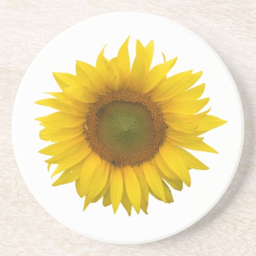 Yellow Sunflower Country floral Cute Coaster