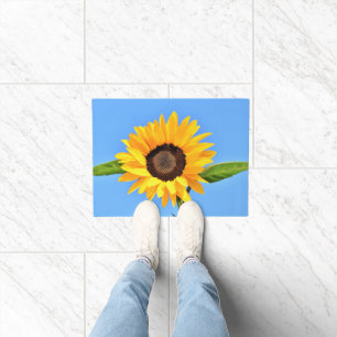 Yellow Sunflower Doormat