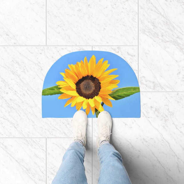 Yellow Sunflower Doormat (Indoor)