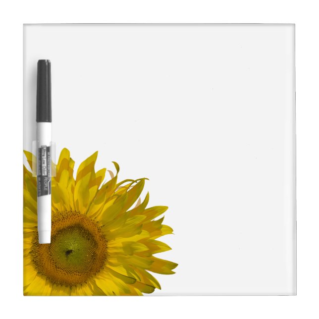 Yellow Sunflower  Dry-Erase Board (Front)