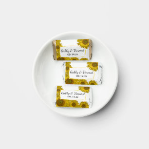 Yellow Sunflower Edge Wedding Favor