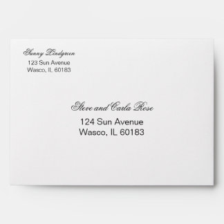 Yellow Sunflower Envelope