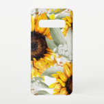 Yellow Sunflower Floral Rustic Fall Flower Samsung Galaxy S10 Case at Zazzle