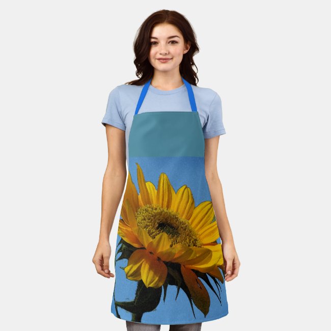 Yellow Sunflower for Ukraine Apron