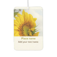 Yellow sunflower garden add photo text name travel