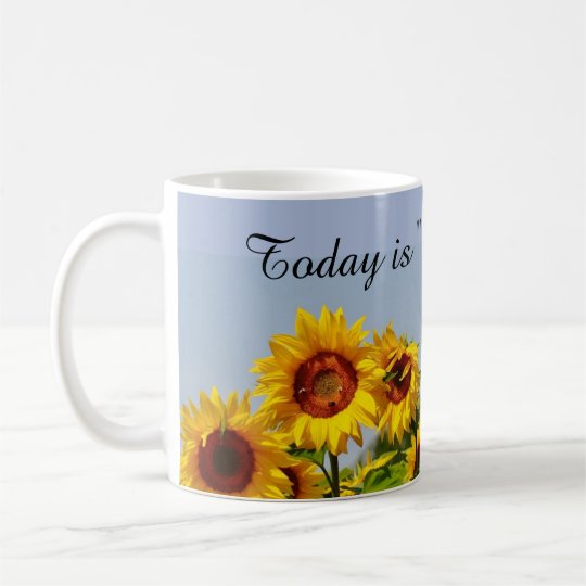 Yellow Sunflower Garden Expression Coffee Mug