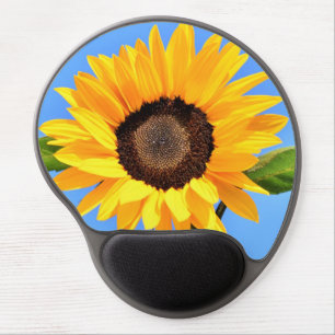 Yellow Sunflower Gel Mouse Pad