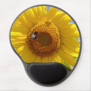 Yellow Sunflower Gel Mouse Pad
