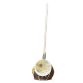 Yellow Sunflower Girl Birthday Cake Pops (Front)