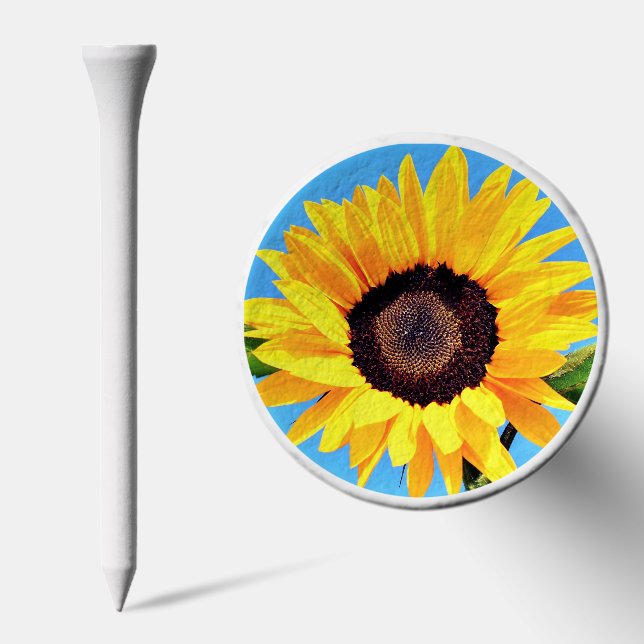 Yellow Sunflower Golf Tees (Combo)