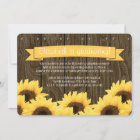 Yellow Sunflower Graduation Announcement