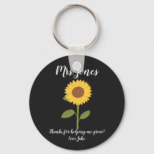 Sunflower Keychain - Single sided or double sided - Sublimation