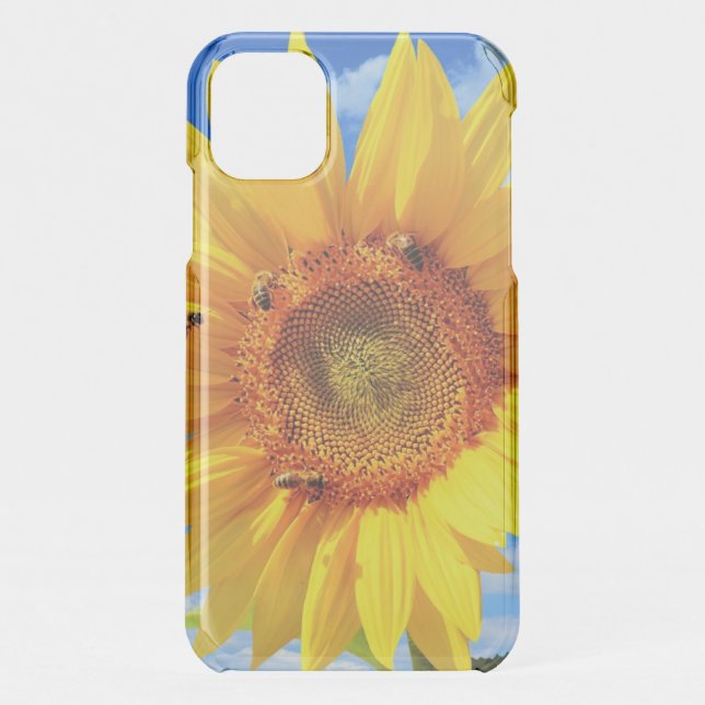 Yellow Sunflower iPhone Case (Back)