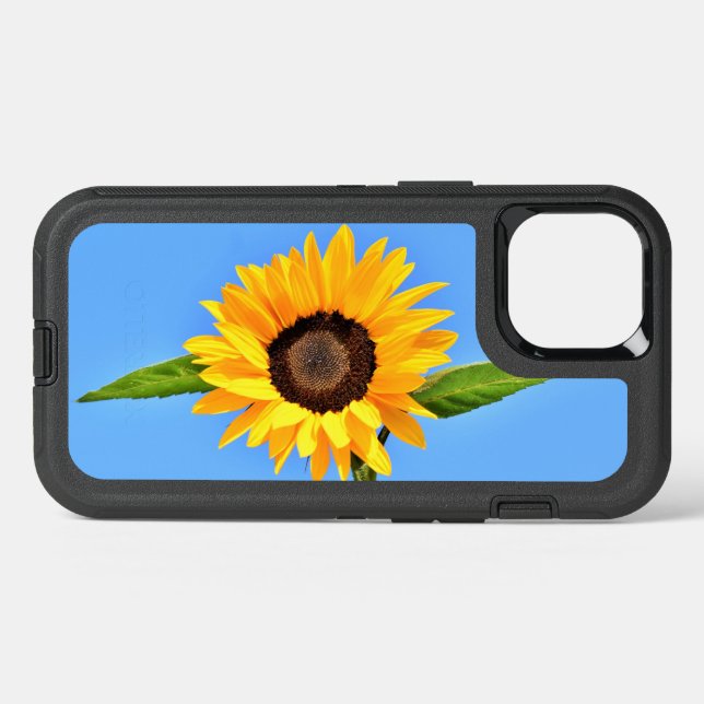 Yellow Sunflower iPhone Case (Back Horizontal)