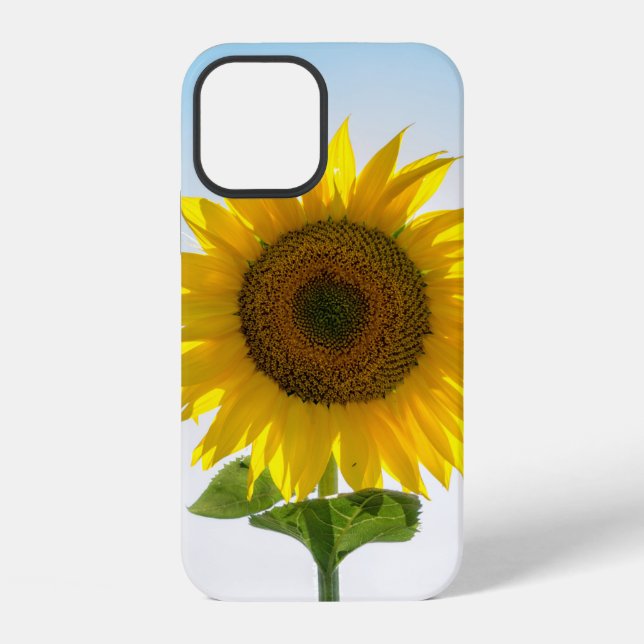 Yellow sunflower iphone case (Back)