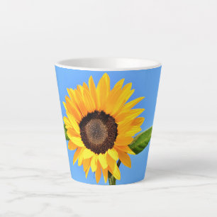 Yellow Sunflower Latte Mug