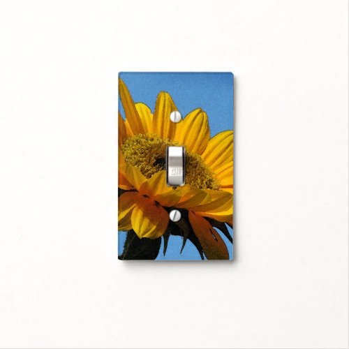 Yellow Sunflower Light Switch Cover